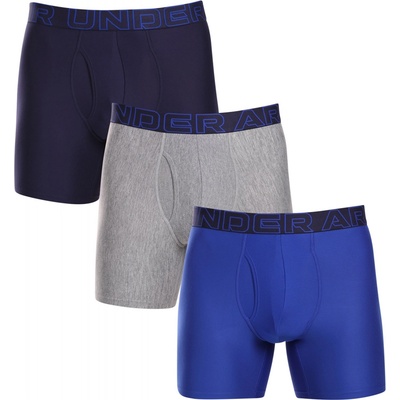 Under Armour Charged Cotton 6in BLU 327426 400 šedé modré 3Pack