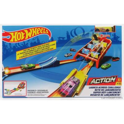 Mattel hot wheels Accessories Launch Across Challenge With Car Různé 1:64