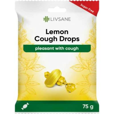 Livsane Bonbony s chutí citronu 75 g