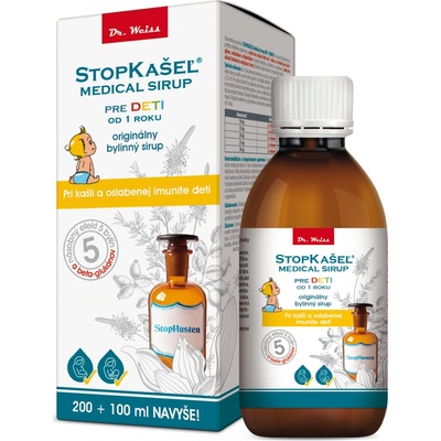 Simply You STOPKAŠEĽ Medical sirup od 1 roku 200 ml + 100 ml
