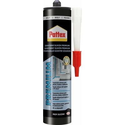 Pattex Sanitární silikon Premium 310 ml mléčná bílá – Hledejceny.cz