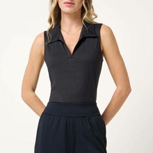 Travis Mathew Skyloft Light Sl Polo Heather Black