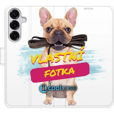 iSaprio Flip Samsung Galaxy S25 Plus s vlastním motivem a kapsičkami na karty