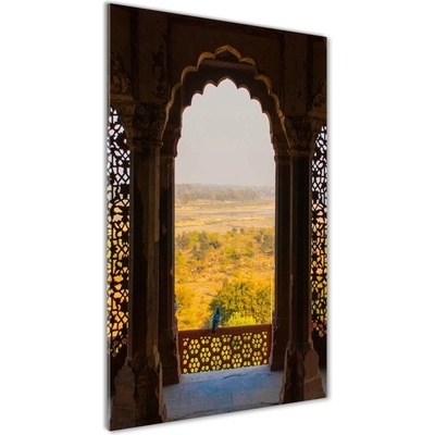 Vertikálny foto obraz fotografie na skle Fort Agra India 50x100 cm