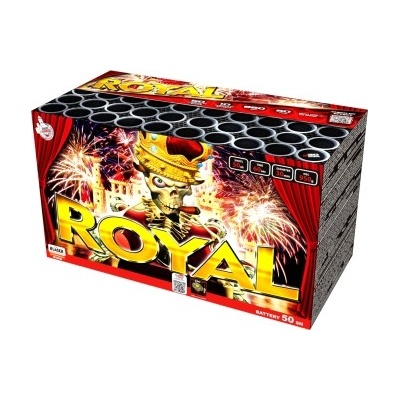 Kompaktný ohňostroj Royal 50 rán 30 mm