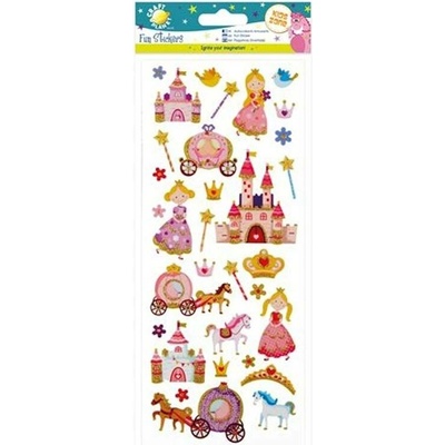 Docrafts samolepky 10 x 23 cm princezny