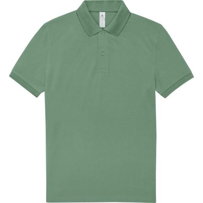B&C MY POLO 210 Pánská polokošile s krátkým rukávem světle zelená