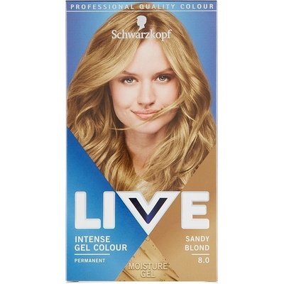 Schwarzkopf Live farba na vlasy Pravý Blond 8.0