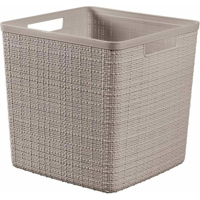 Curver Jute 17 l košík kostka taupe