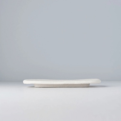 MADE IN JAPAN Servírovací deska Stone Slab bílá 22 x 13,5 cm