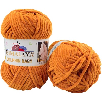 Himalaya příze Dolphin Baby 80316 oranžová – Zboží Dáma