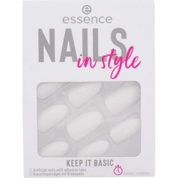 Essence Nails In Style umělé nehty 15 Keep It Basic 12 ks