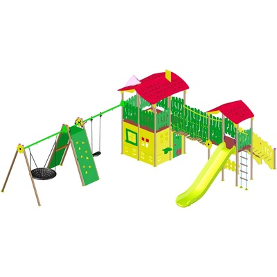 Playfactory КОМБИНИРАНО ДЕТСКО СЪОРЪЖЕНИЕ jungle gym ps0046-1 (ps0046-1)