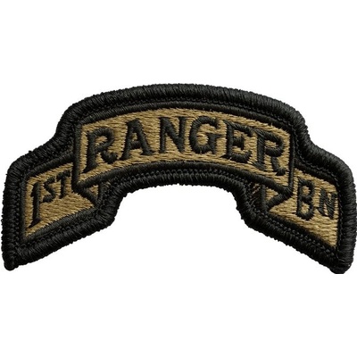 MILITARY RANGE Nášivka oblouček 1st RANGER BN VELCRO OCP