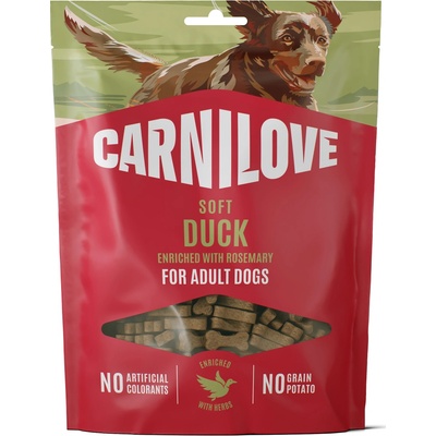 CARNILOVE Dog SOFT Snack Duck enriched with Rosemary 200 g