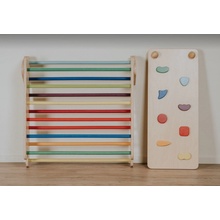 Leg&go Montessori oboustranné prkno/skluzavka Rainbow