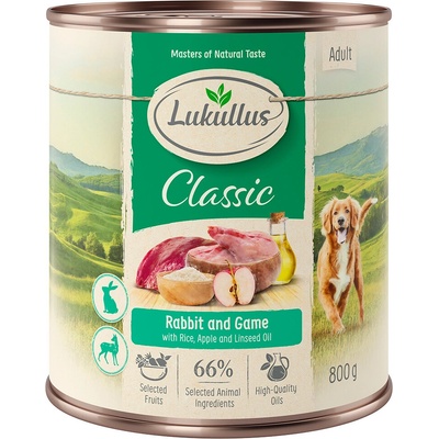Lukullus Adult Králik & divina 6 x 800 g
