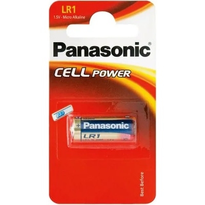 Panasonic Батерия Panasonic LR1 (N) 1.5V за дистанционно управление 1бр (E90) LR1-1BP-PAN (LR1-1BP-PAN)