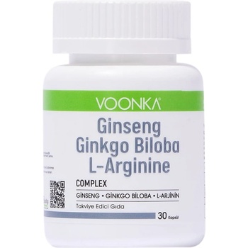 Voonka Ginseng Ginkgo Biloba L-Arginine [32 капсули]