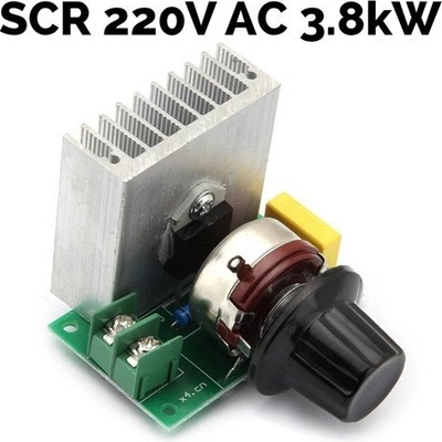Regulátor otáček pro AC motory - SCR 220V/3.8kW – Sleviste.cz