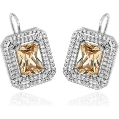 Zlatnictví U Kostela zlaté zirkonové náušnice 1215B