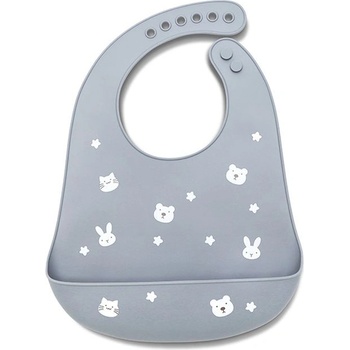 Lorelli Силиконов лигавник с джоб Lorelli - Natural, Grey (10230670003)