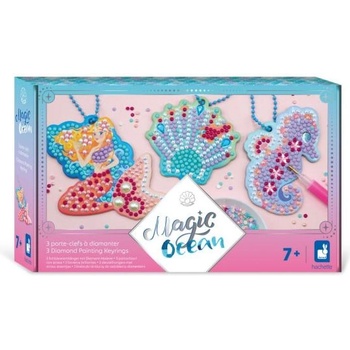 Janod Atelier Midi Креативен комплект Блестящи картини с кристали Магически океан