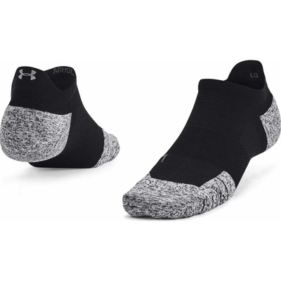 Under Armour ARMOURDRY RUN CUSHION 1PK NS TAB čierna sivá