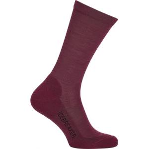 Icebreaker Дамски спортни чорапи Icebreaker Women's Lifestyle Light Crew Sports socks - Dark Berry - размер 41-43 (EU) (201-2023-2213)