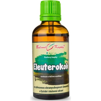 Bylinné kapky Eleuterokok bylinné kvapky tinktúra-adaptogény 50 ml