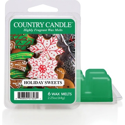 Country Candle Holiday Sweets Vonný Vosk 64 g