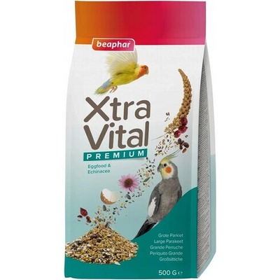 Beaphar XtraVital Large Parakeet kompletné krmivo pre veľké papagáje 500 g