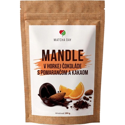 MatchaDay Mandle v horkej čokoláde s pomarančom a kakaom 200 g