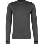 Heber Peak Мъжко мериносово термобельо Heber Peak Merino250 RootHe. L/S Merino base layer - Dark Smoke Melange - размер 4XL (015-2145-0218)