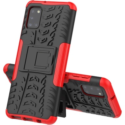 VSECHNONAMOBIL STAND Extra odolný obal Samsung Galaxy A31 červený 22639 – Hledejceny.cz