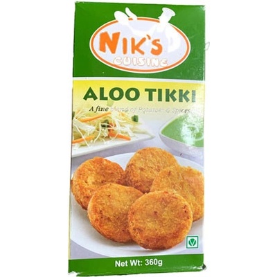 Nik's Cuising Mražené Aloo Tikki 350 g