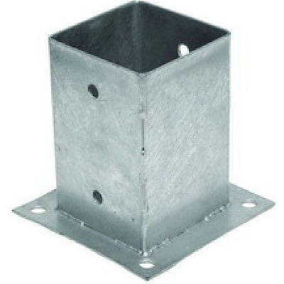 LEVIOR Patka sloupku 101x101x150mm tl. 1. 8mm ZN, 55422