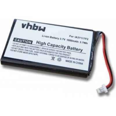 VHBW Batéria pre Garmin Quest, 1000 mAh - neoriginálne