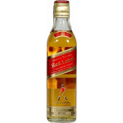 Johnnie Walker Red Label 43% 0,35 l (holá láhev)