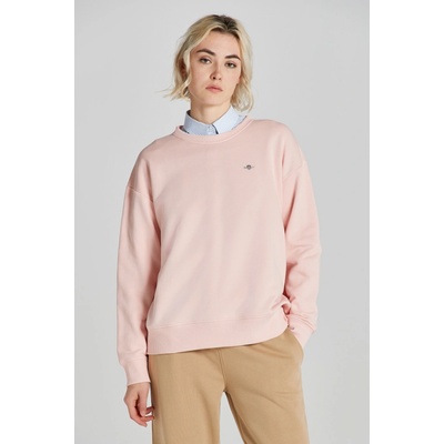 Gant Rel Shield C-Neck Sweat ružová