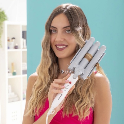 InnovaGoods Trojitá keramická kulma Triler