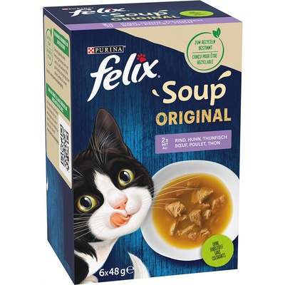 Felix Soup miešaný výber 6 x 48 g