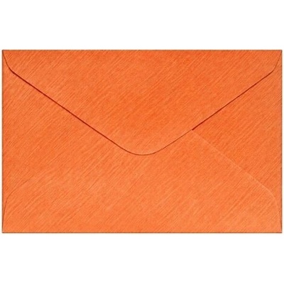 Obálka C6 11,2x15,8 cm metalická s ražbou, oranžová