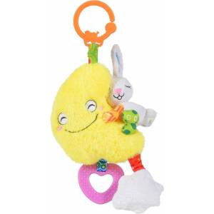 Balibazoo Висяща играчка Bali Bazoo - Луна, с музикална кутия (109320)