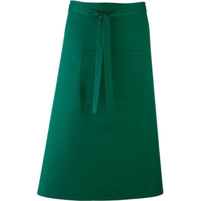 Premier Zástěra Colours PR 158 do pasu dlouhá COT39015820299-bottle Zelená lahvově