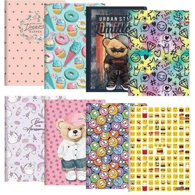 Junior sešit 544 A5 linka Design B