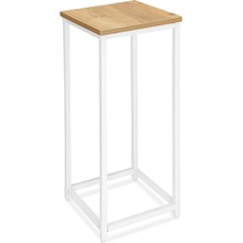 TZB Květinový stojan Loft Arben 60 cm bílý/dub Craft