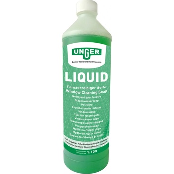 Unger Liquid Čistič na sklo koncentrát, Anti-Soiling-Efekt pH 6,7 láhev 1 l