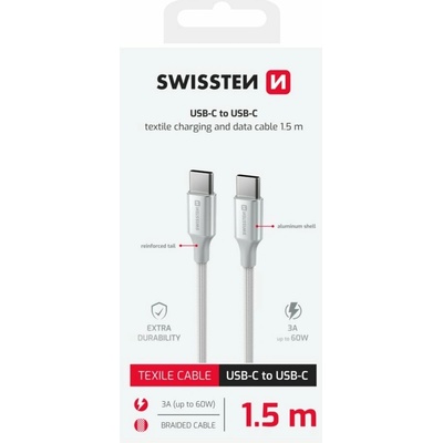 Swissten 71528204 USB C/USB C, 1,5m