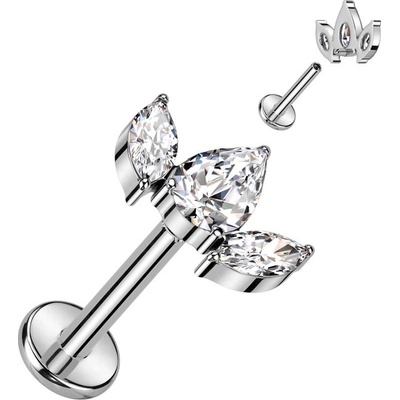 S4U Piercing do brady labreta TITAN (čirá) TIT1277-C